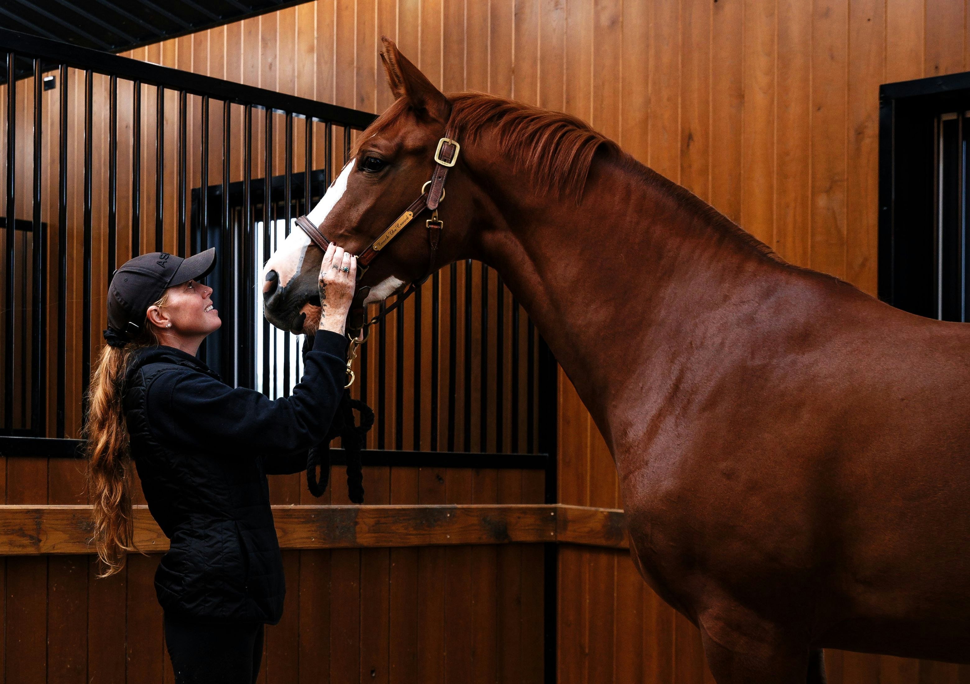 StableComfort horse stall mattress and comfort flooring system installed in a barn stall
