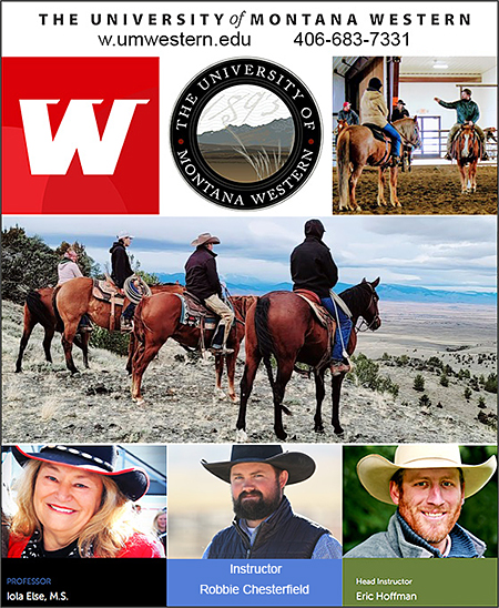 Natural Horsemanship Degree from University of Montana Western