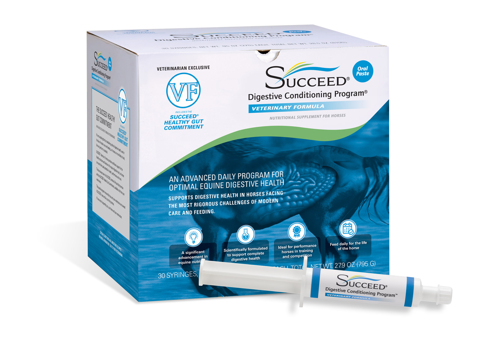 SUCCEED Veterinary Formula oral paste carton and syringe by Freedom Health