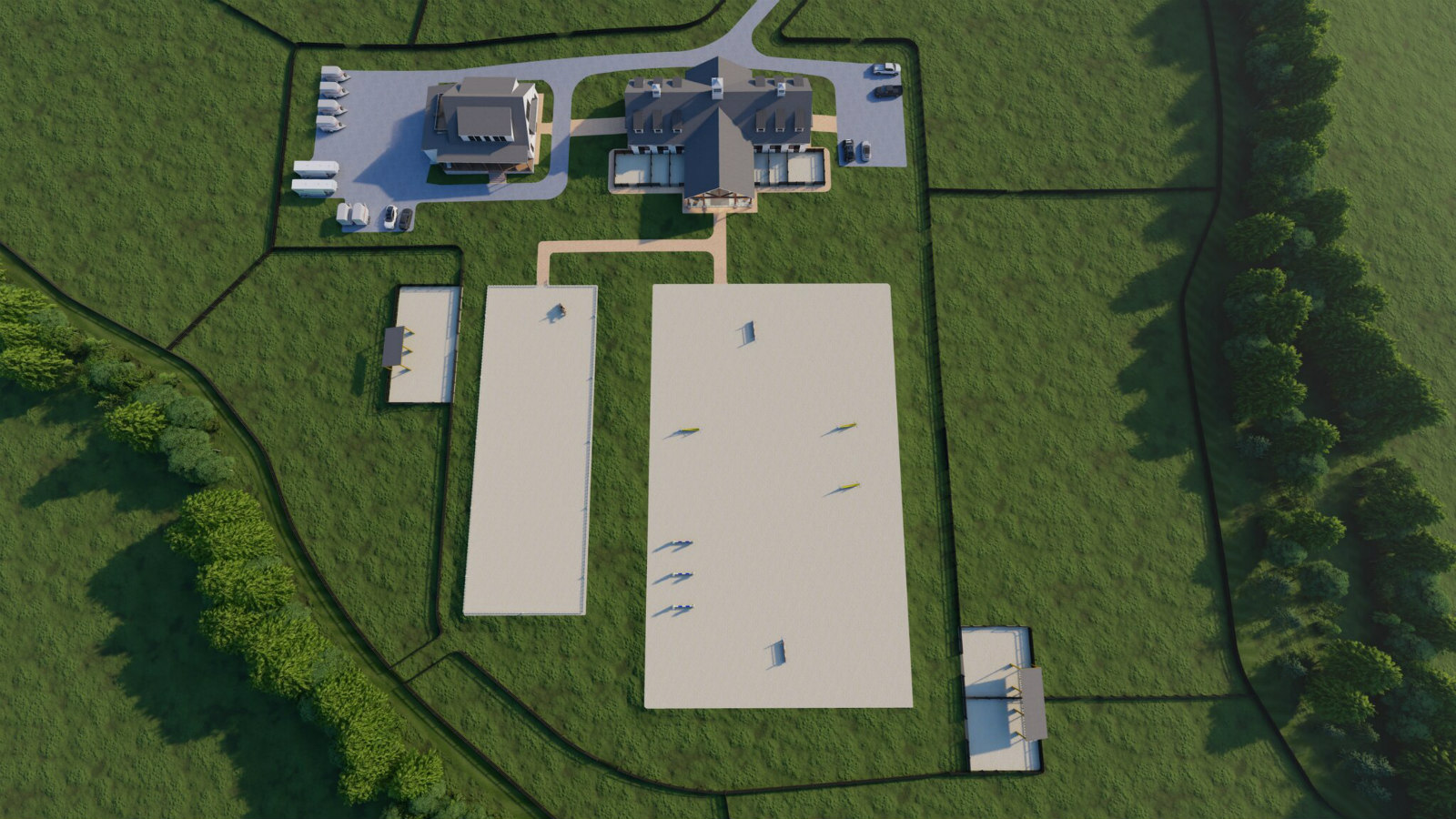 Sustainable Stables 3D barn and arena planning visualization