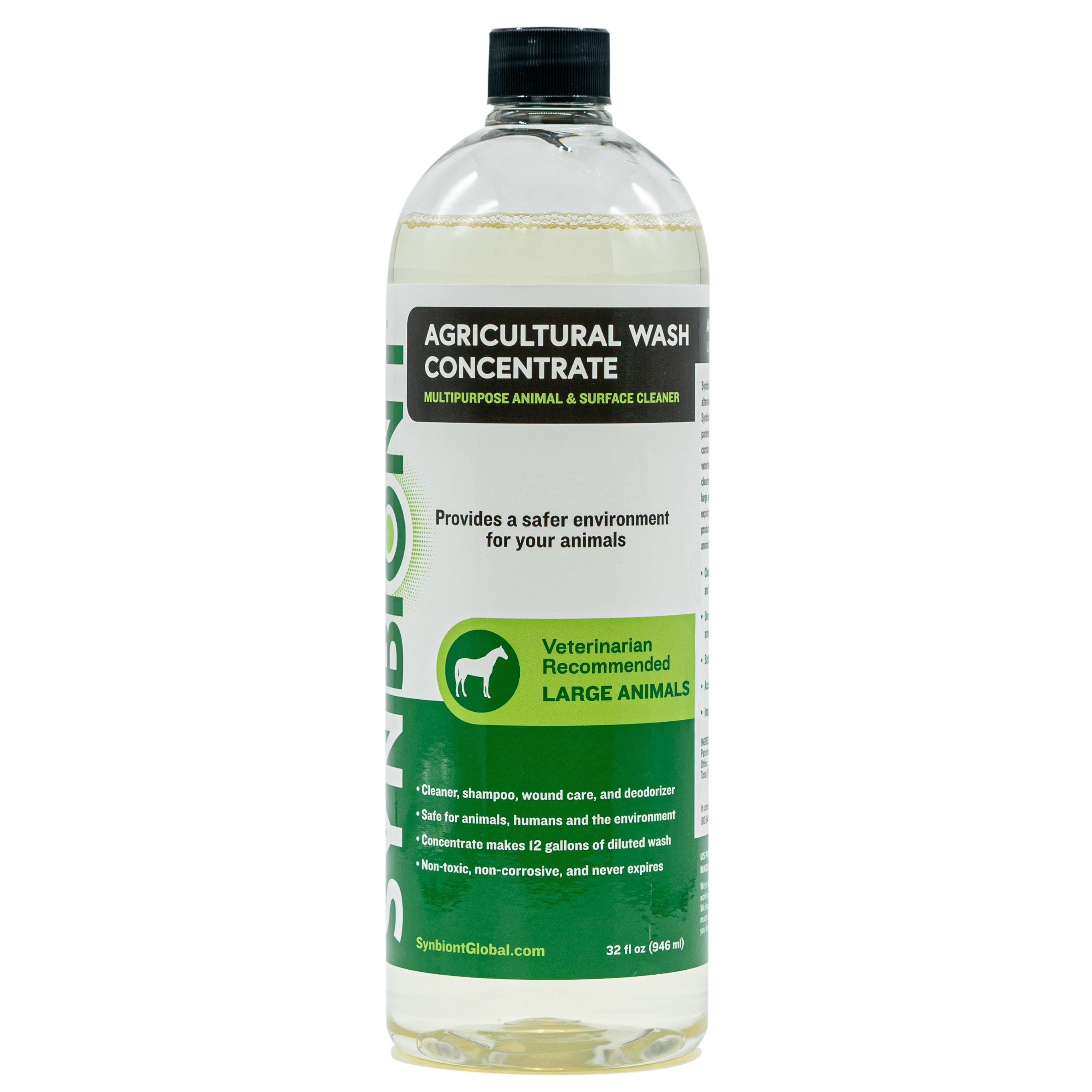 Synbiont Ag Wash 32 oz concentrate front label