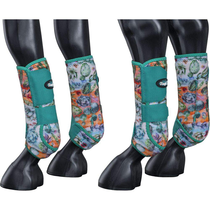 Tough-1 Extreme Vented Sport Boots four-piece set for all four legs of a working horse