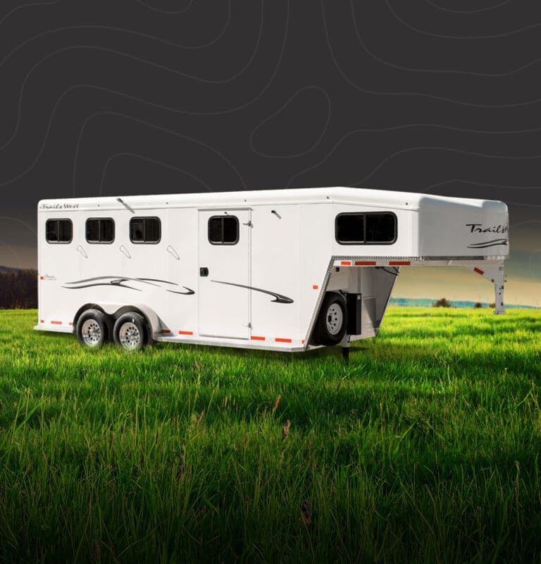 Trails West Classic gooseneck horse trailer