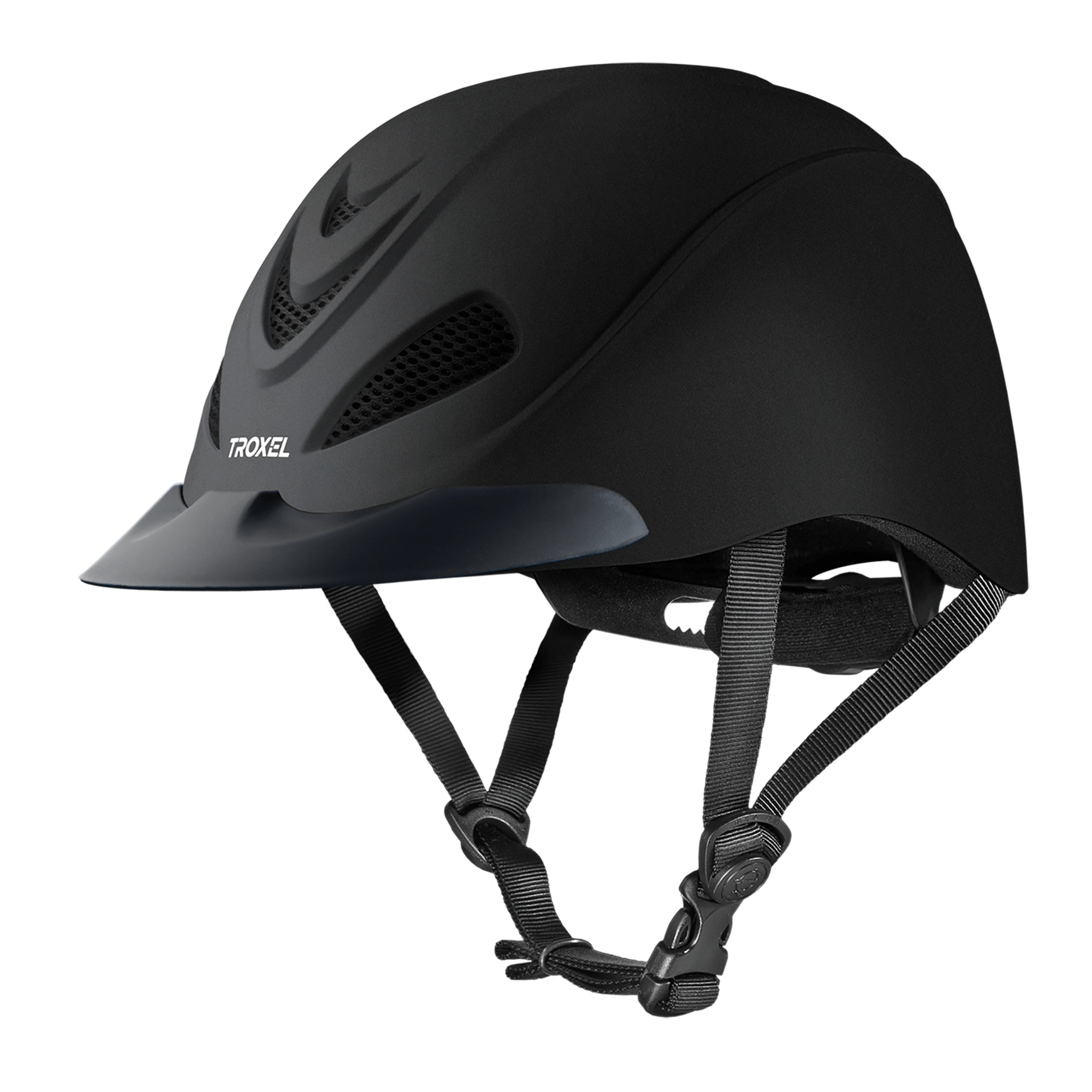 Troxel Liberty riding helmet in Black Duratec