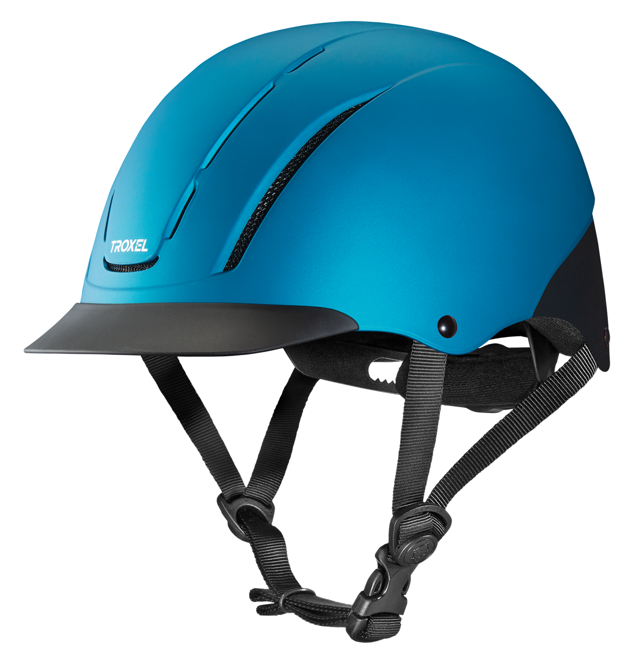 Troxel Spirit equestrian helmet in Teal Duratec