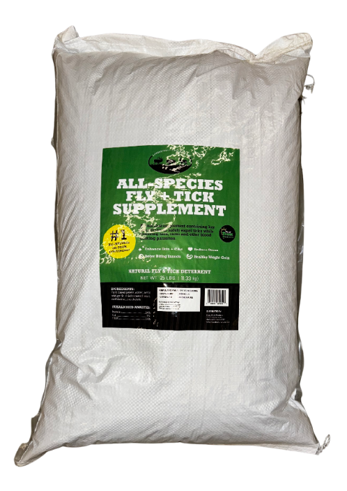 Trust Think organic fly and tick feed supplement 45 lb bag for livestock