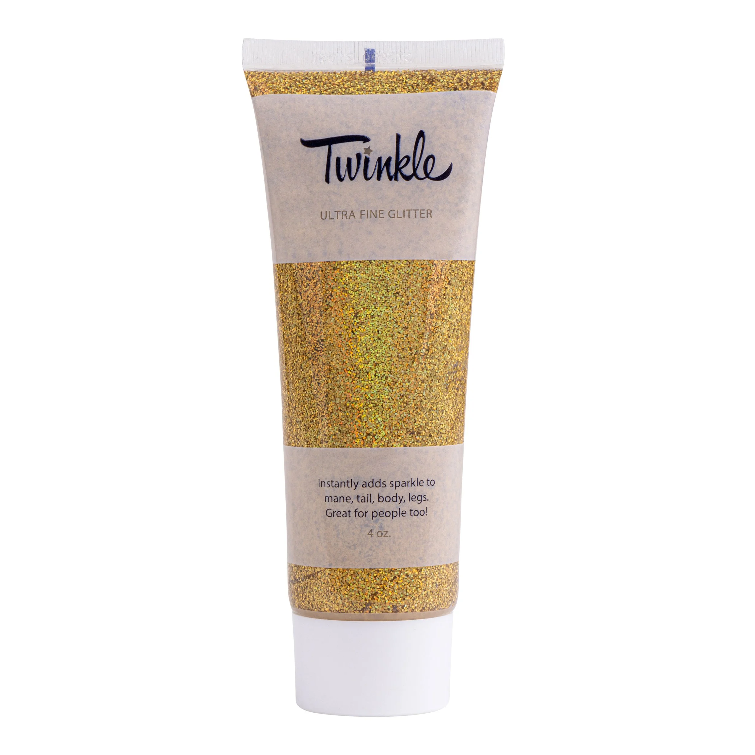 Twinkle Glitter Stencil Gel in Gold bottle