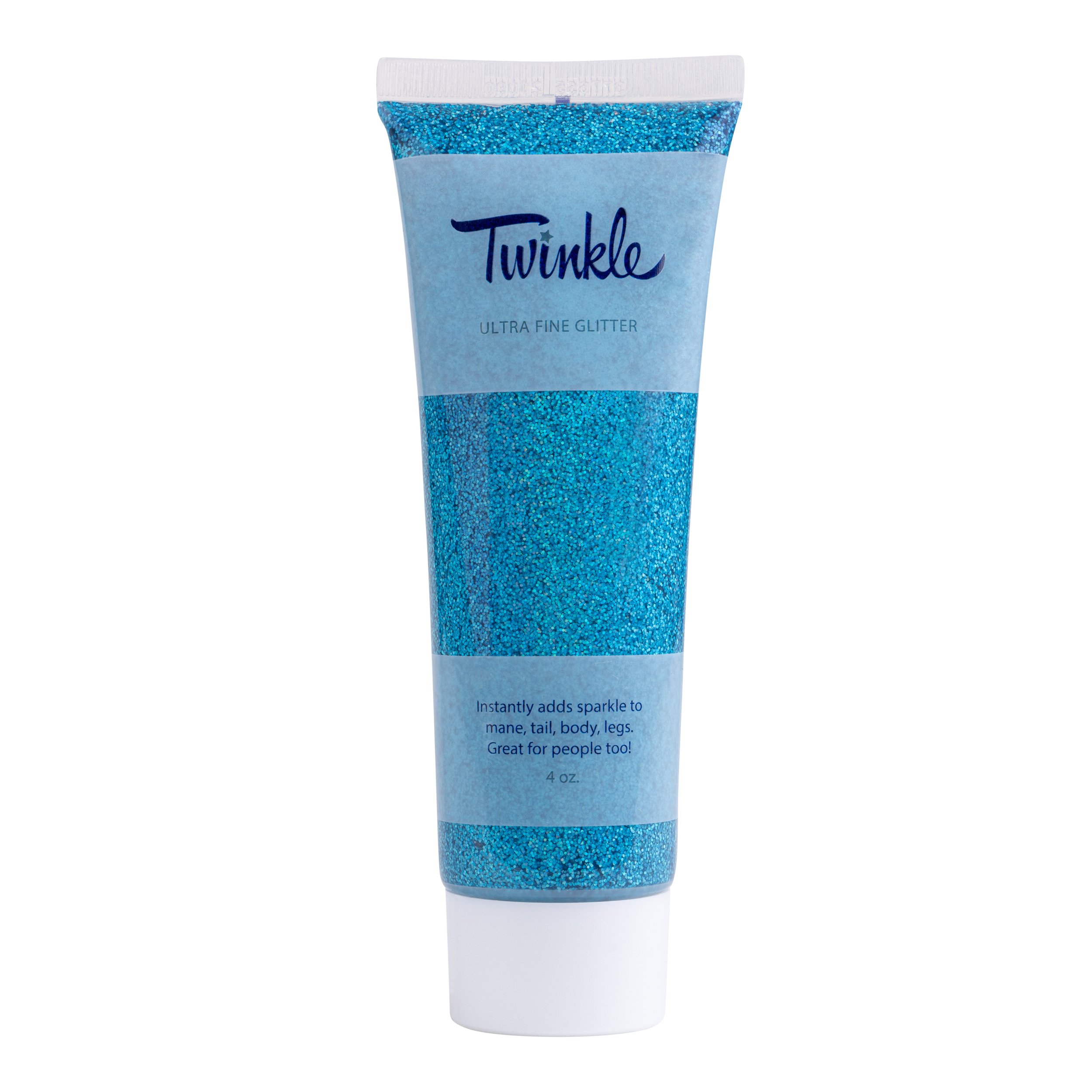 Twinkle Glitter Stencil Gel in Royal blue 4oz bottle