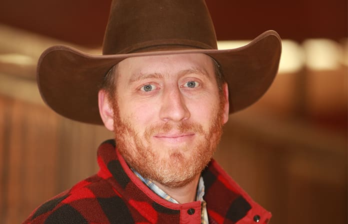 Eric Hoffman, head instructor of natural horsemanship at the University of Montana Western