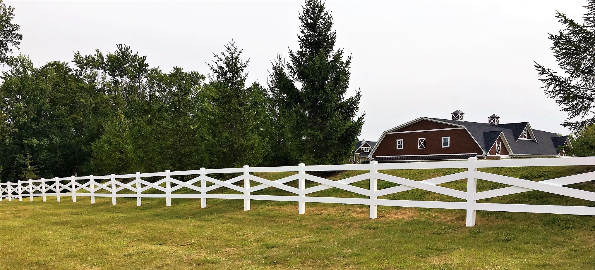Vinyl Fence Wholesaler white crossbuck vinyl horse and farm fence