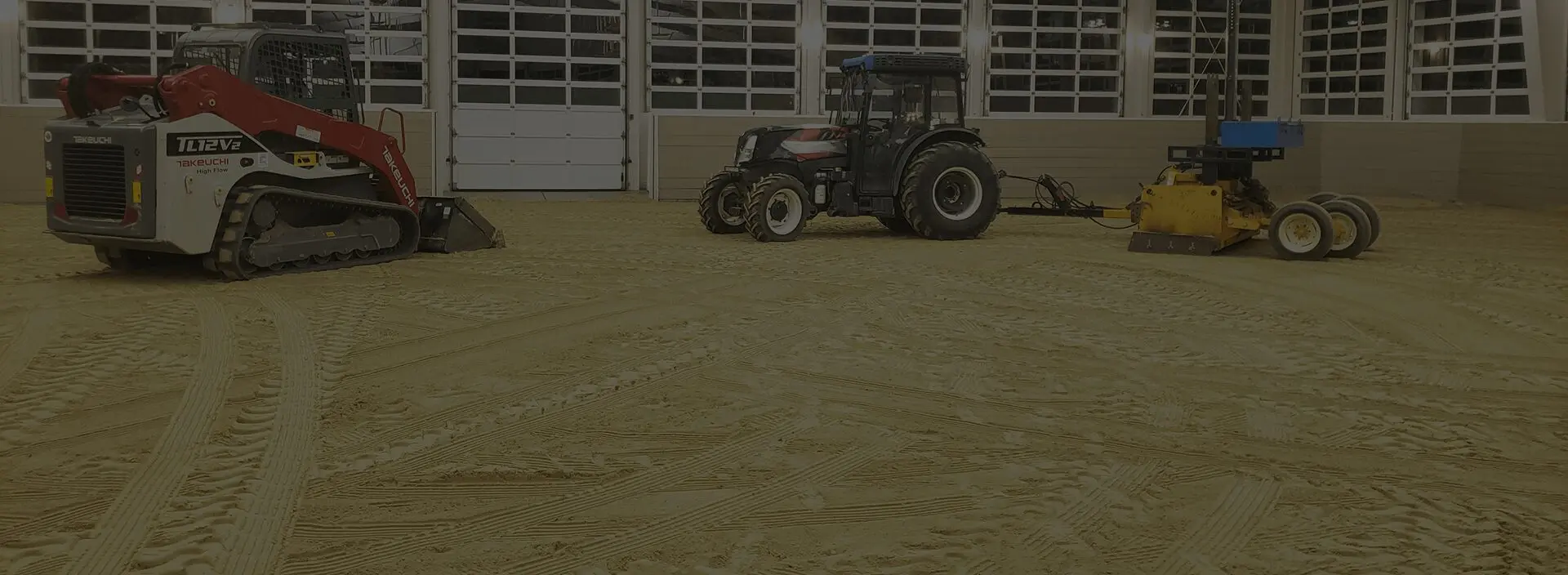 West Coast Footings professionally groomed riding arena footing surface