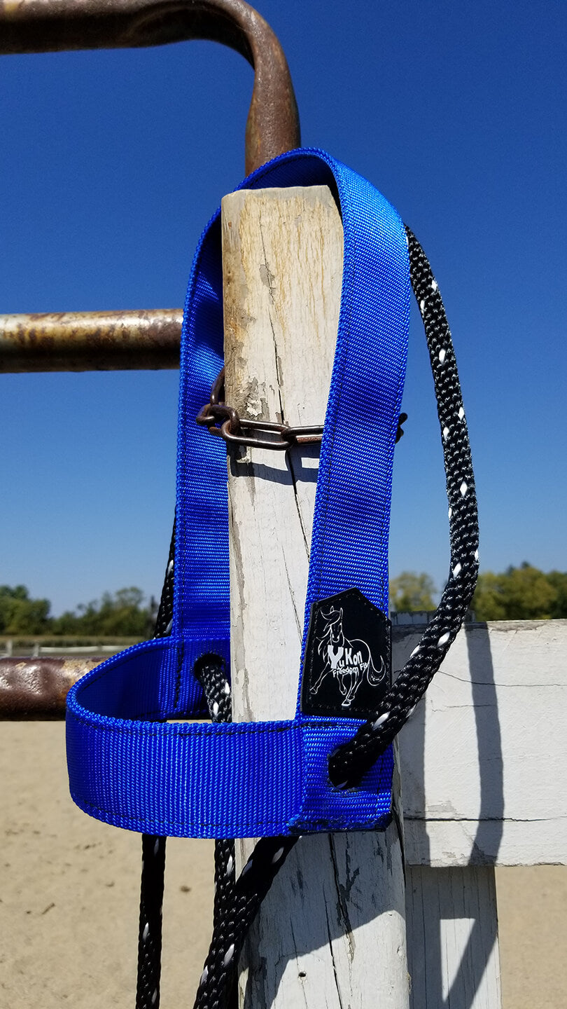 Yukon Quick Fit Halter in royal blue product photo