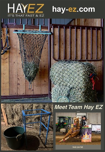 The Hay-EZ — Barrel Racing (The smart way to fill your slow feed Hay Bags or nets)