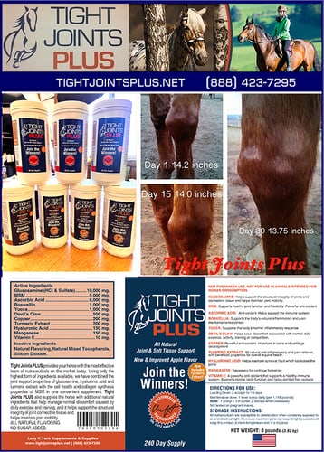 Tight Joints Plus — Barrel Racing (has been researched and in the process of development for over 20 years)