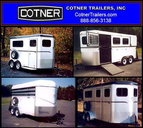 Custom Horse Trailers by Cotner Trailers — Trailering (As a manufacturer of Custom Horse)