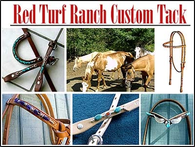 Custom Made Horse Tack by Red Turf Ranch — Tack (Red Turf Ranch has the finest, most)