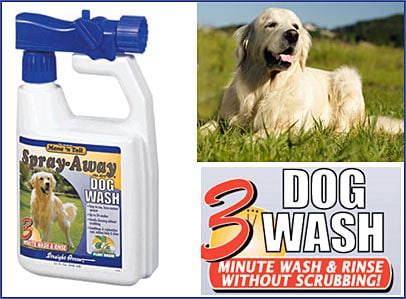 Straight Arrow — Dogs And Puppies (Spray-Away Dog Wash is a revolutionary formula designed to eliminate the hassle…)