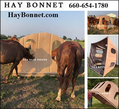 Hay Bonnet™ Hay Cover — Barn Accessories (is STRONG enough for)