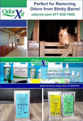 2.6 Times MORE EFFECTIVE than Chlorine Bleach-- MOMS and AQM by OdorXit — Barn Accessories (2)