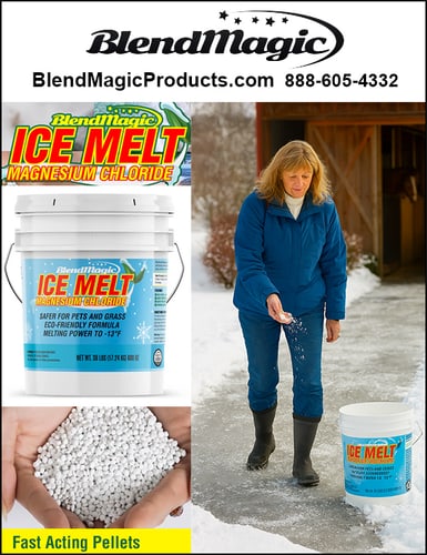 ICE MELT by Blend Magic — Barn Accessories (Many of us have experienced slipping in the ice or snow when leading our…)