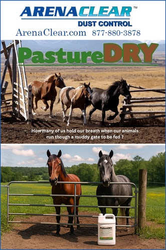 Pasture DRY™ — Barn Accessories (PastureDRY™ controls mud and ammonia for equine and agricultural pastures)