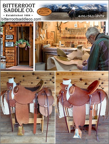 Bitterroot Saddle Company — Tack (offers the Finest Custom Made Trail Saddles)
