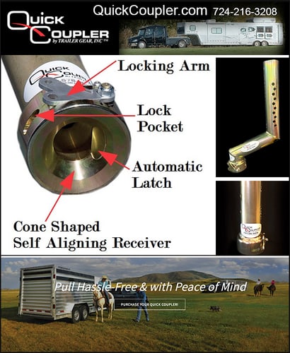 Quick Coupler™ — Tack (is designed to make the task of hooking up your gooseneck trailer coupler easy,…)