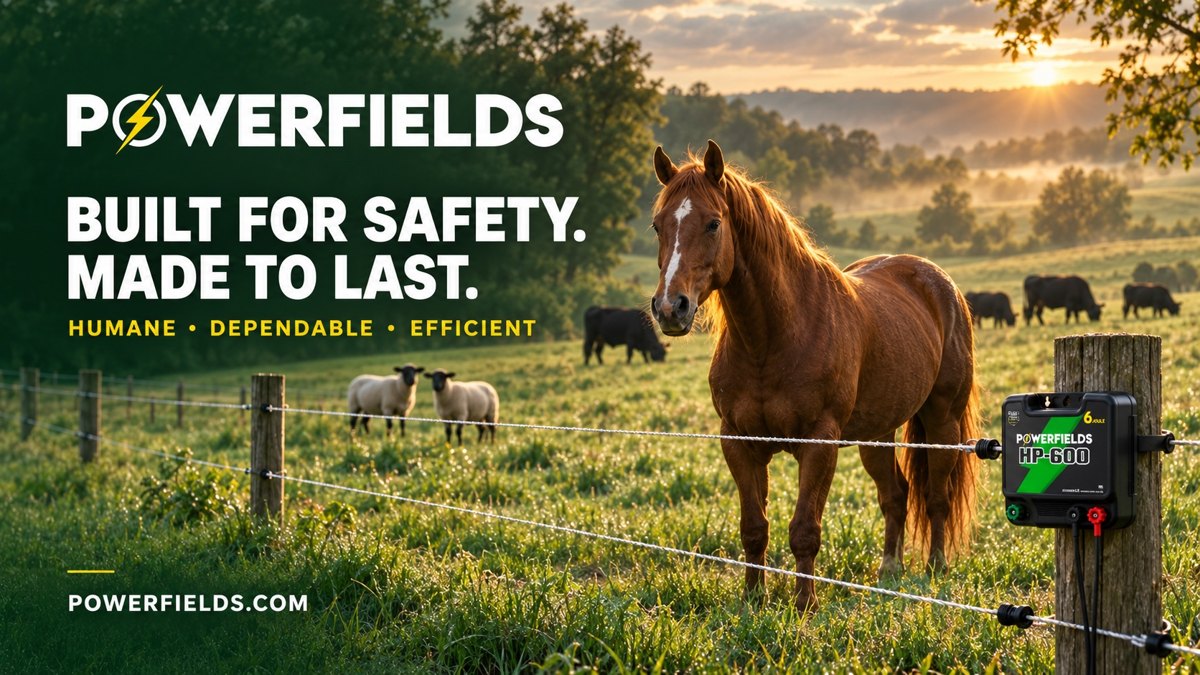 Powerfields SAFE-FENCE — built for safety, made to last