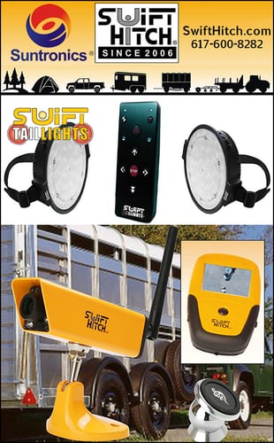 Swift Tail Lights By Suntronics Technologies, LLC — Trailering (With Swift Tail Lights you'll never have to worry about having no tail lights…)