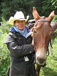 Horseback adventure vacation.