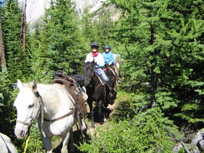 Trail ride through paradise.