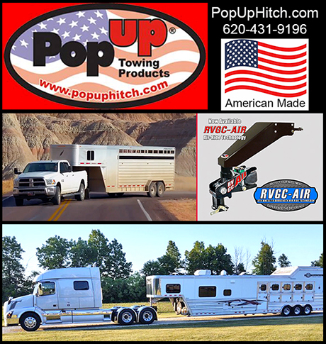 Pop Up Horse Trailer Hitch Coupler