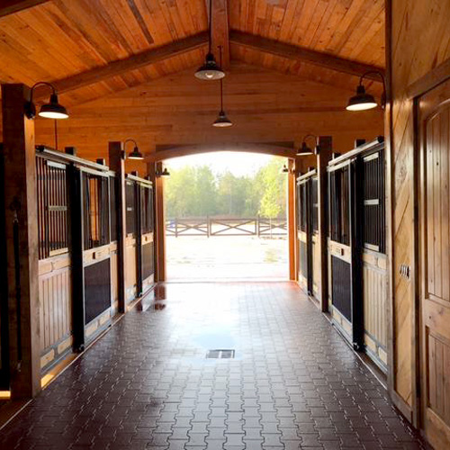 Smart Choices In Horse Barn Aisle Footing