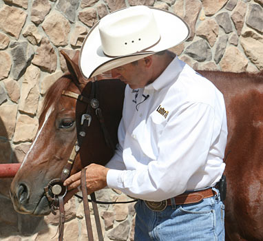 This snaffle is adjusted just below where it would cause a wrinkle in the corner 