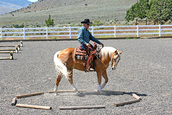 Walking with bend on the inside of the octagon box.