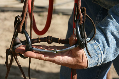 Learn how to hold the bit in your hand.