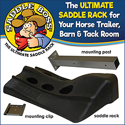 Saddle Boss Horse Saddle Rack