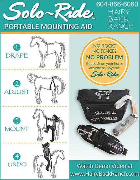 Solo-Ride Horse Mounting Aid
