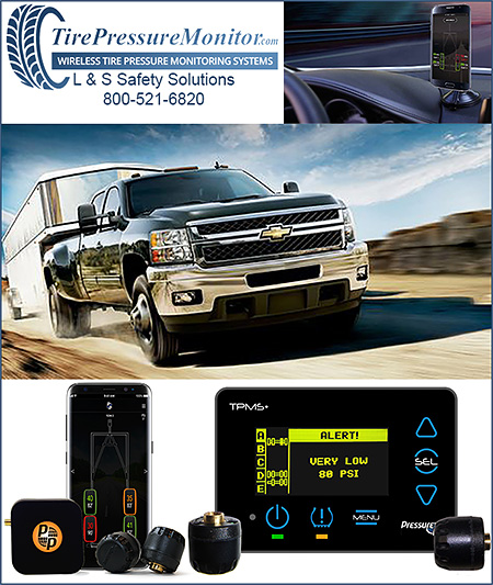 Tire Pressure Monitor for Horse Trailers and Trucks