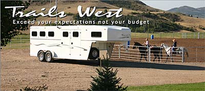 Trails West Horse Trailer