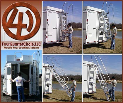 Safe Verticle Ladder for Horse Trailers Safe Verticle Ladder for Horse Trailers
