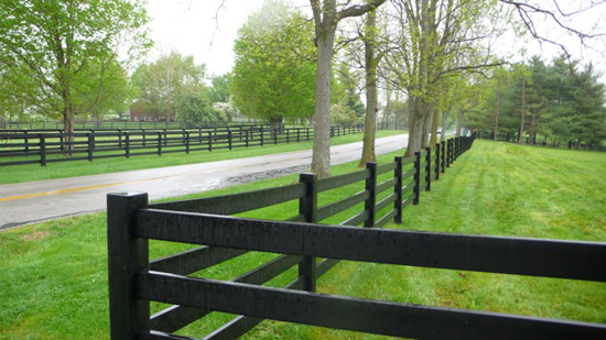 WindRiver HDPE 4 Rail Fence in Oregon